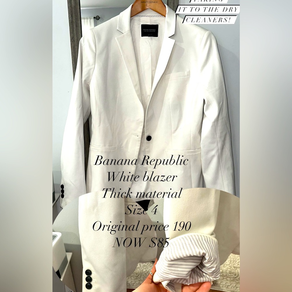 Banana republic blazer size 4